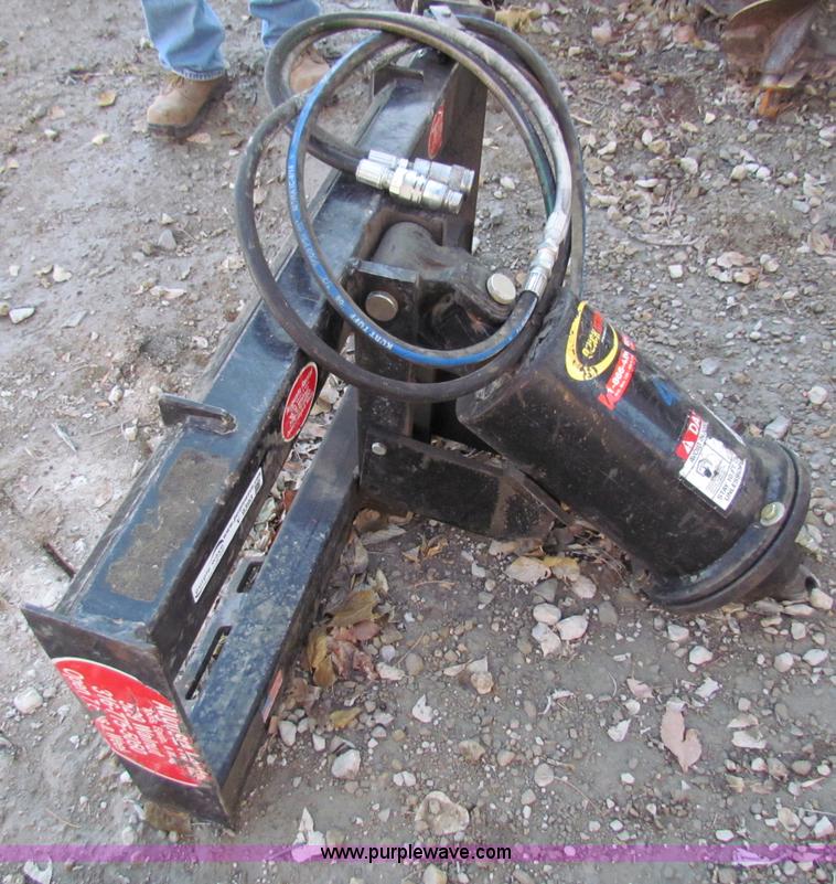 image for item V9393 Quick attach skid steer post hole digger