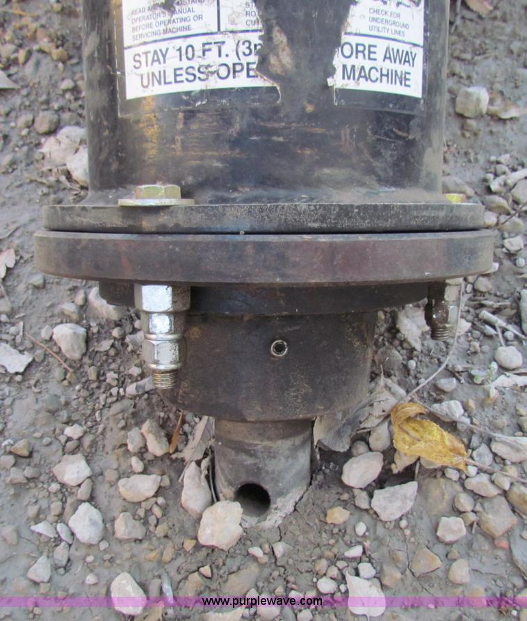 image for item V9393 Quick attach skid steer post hole digger