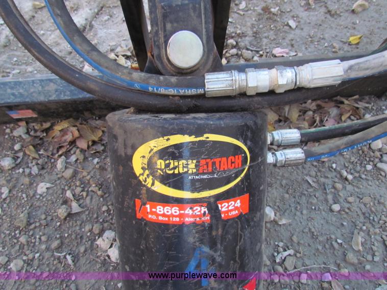 image for item V9393 Quick attach skid steer post hole digger