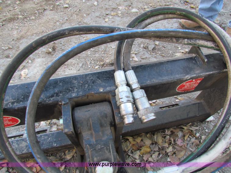 image for item V9393 Quick attach skid steer post hole digger