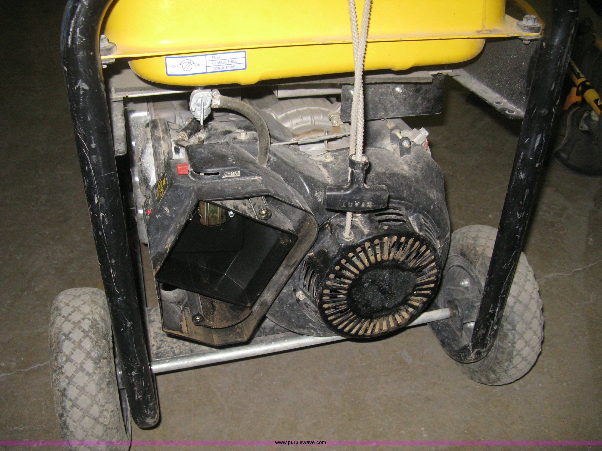 Briggs & Stratton EXL8000 generator in Wichita, KS Item M9109 sold