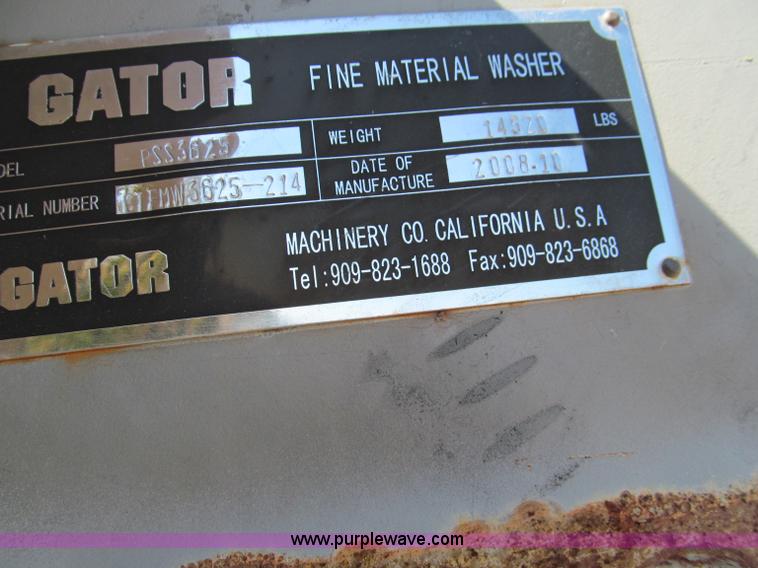 image for item B1508 2006 Gator PSS3625 sand screw