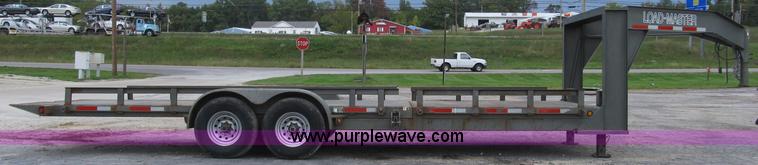 image for item B2889 2008 Loadmaster 24' drop deck gooseneck trailer