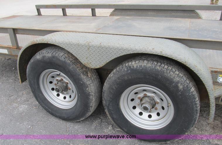 image for item B2889 2008 Loadmaster 24' drop deck gooseneck trailer