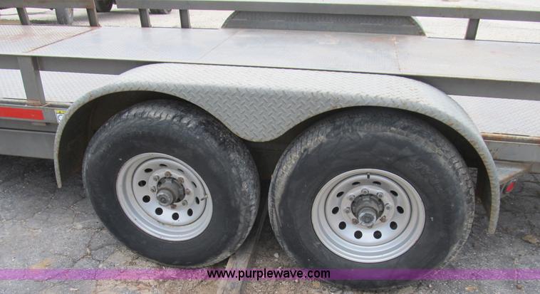 image for item B2889 2008 Loadmaster 24' drop deck gooseneck trailer