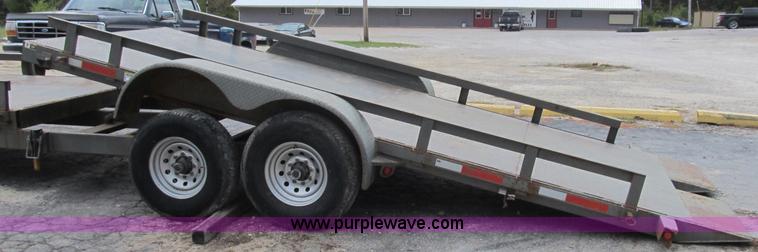 image for item B2889 2008 Loadmaster 24' drop deck gooseneck trailer