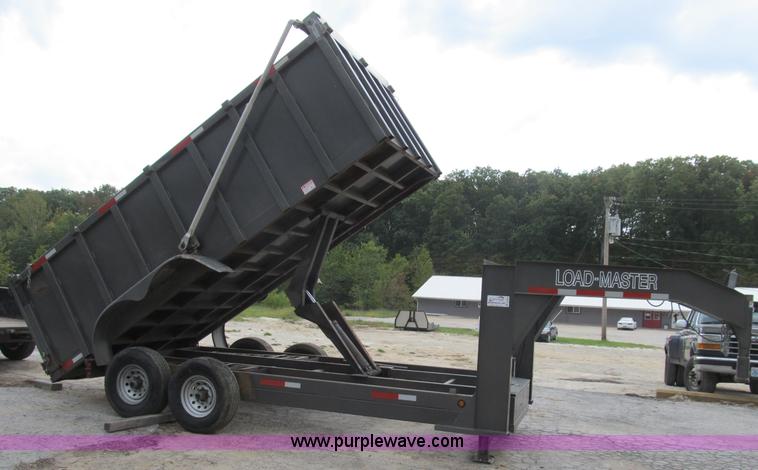 image for item B2890 2008 Loadmaster 16' dump bed trailer