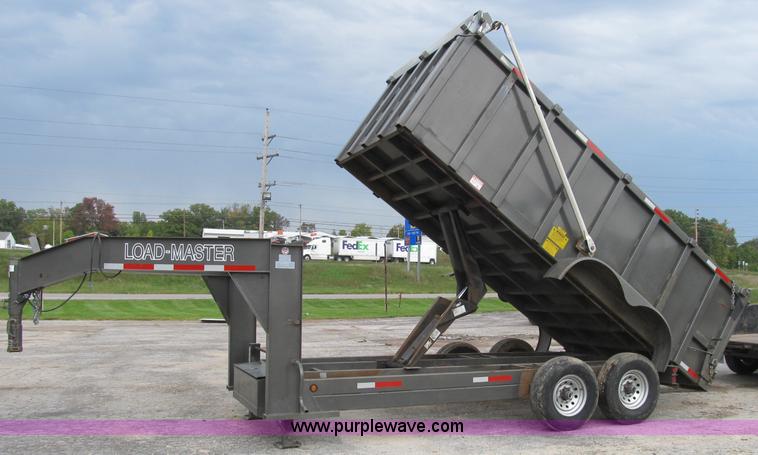 image for item B2890 2008 Loadmaster 16' dump bed trailer