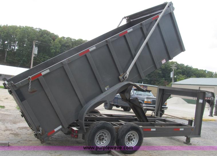 image for item B2890 2008 Loadmaster 16' dump bed trailer