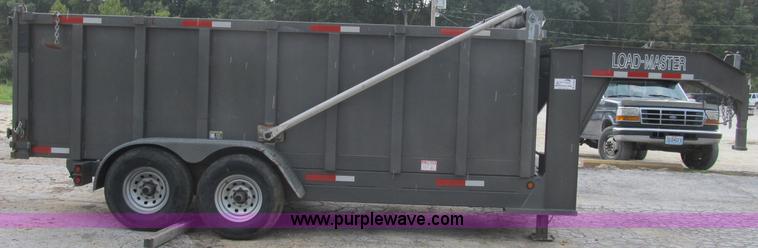 image for item B2890 2008 Loadmaster 16' dump bed trailer