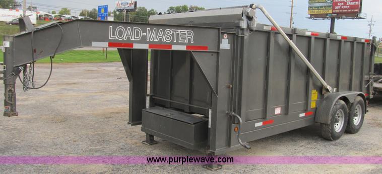 image for item B2890 2008 Loadmaster 16' dump bed trailer