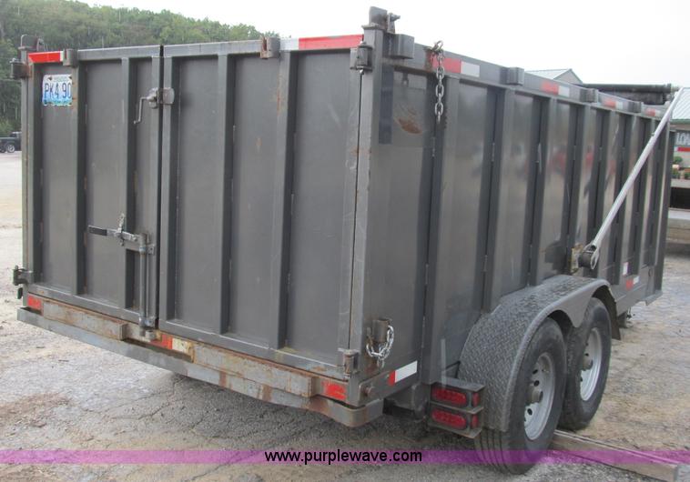 image for item B2890 2008 Loadmaster 16' dump bed trailer