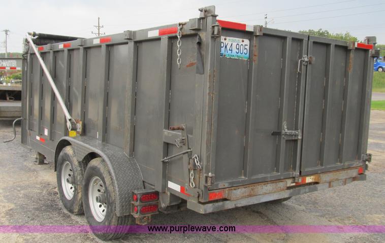 image for item B2890 2008 Loadmaster 16' dump bed trailer