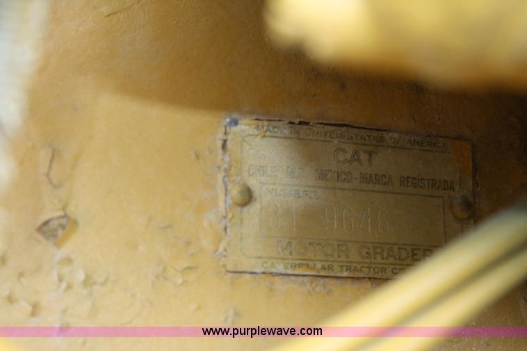 image for item B6703 Caterpillar 12 motor grader