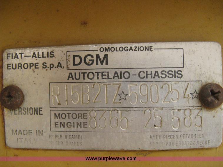 image for item B8254 Fiat-Allis FR15B Turbo wheel loader