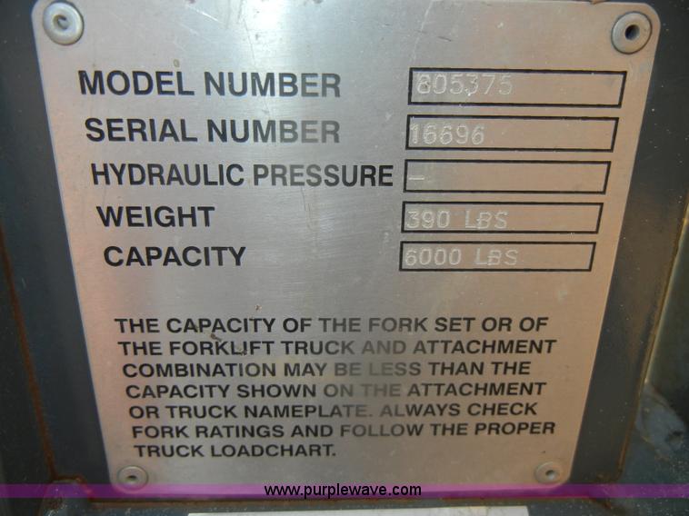 image for item D4652 2006 Mustang 634 telehandler