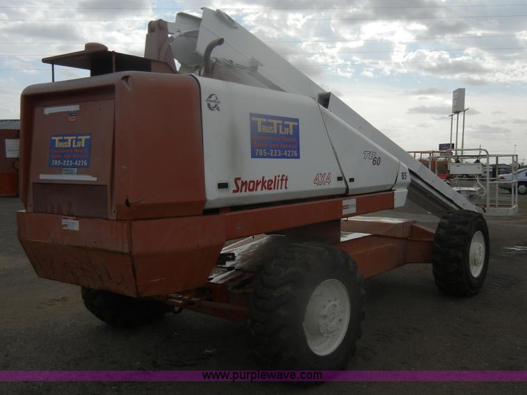 image for item D4655 1999 Snorkel TB60 boom lift
