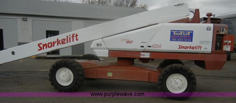 image for item D4655 1999 Snorkel TB60 boom lift
