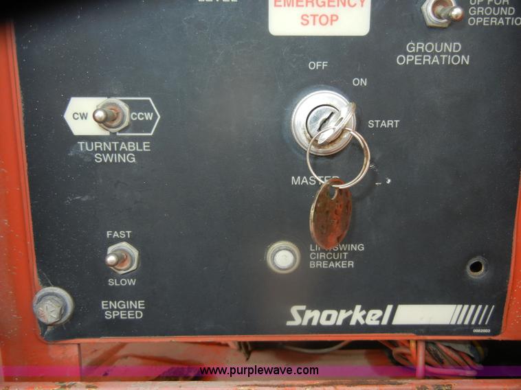 image for item D4655 1999 Snorkel TB60 boom lift