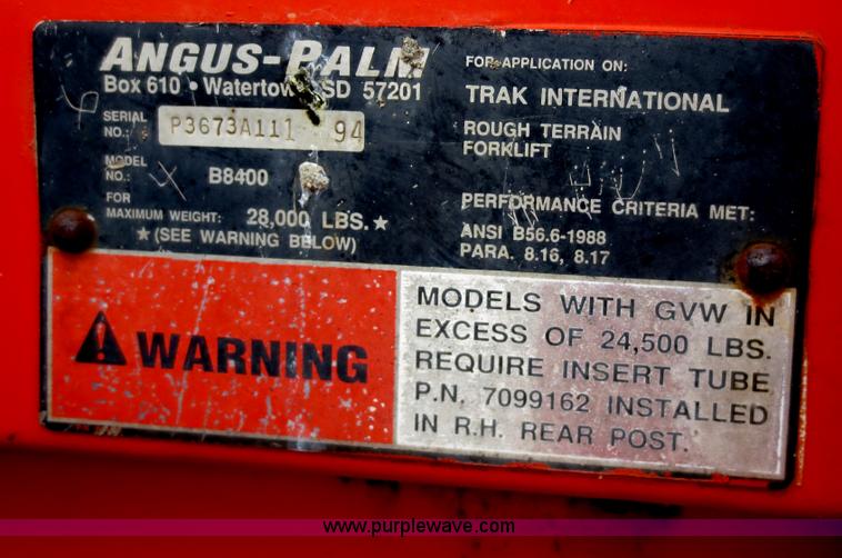 image for item D5733 1994 SkyTrak 5028 telehandler