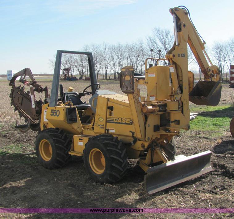 image for item E2606 1996 Case 560 trencher