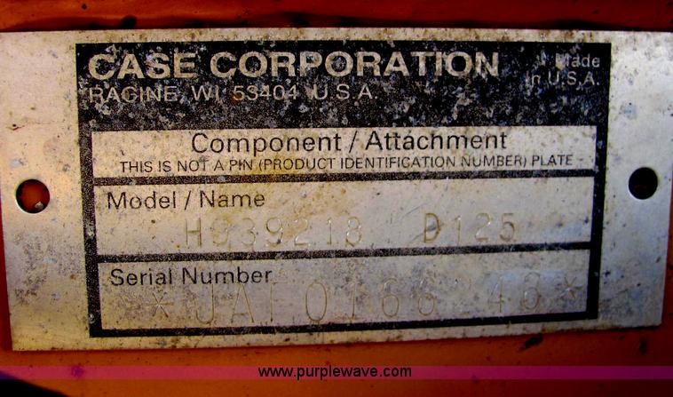 image for item E2606 1996 Case 560 trencher