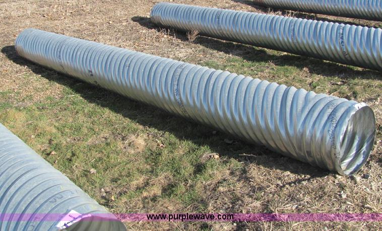 image for item E2617 H/C pipe 2 2/3 x 1/2 aluminized T2 LS 16 gauge culvert