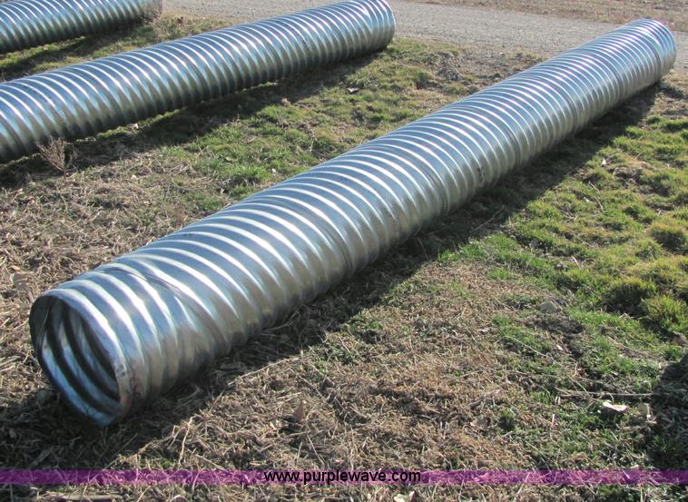 image for item E2617 H/C pipe 2 2/3 x 1/2 aluminized T2 LS 16 gauge culvert