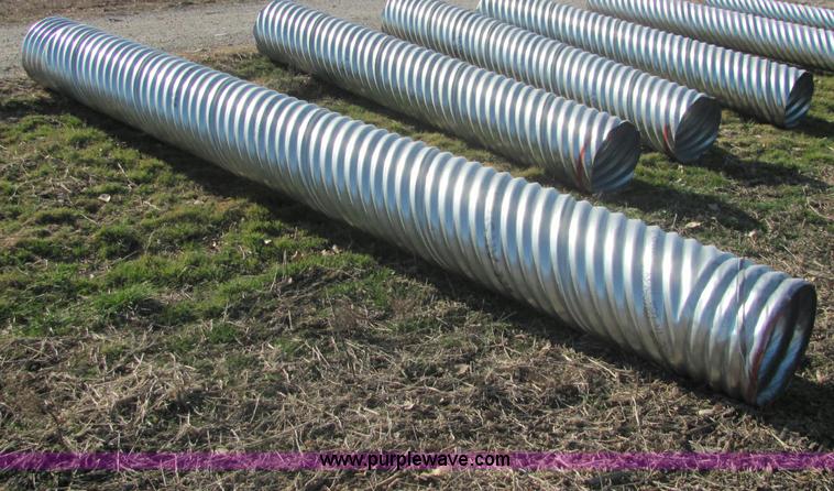 image for item E2617 H/C pipe 2 2/3 x 1/2 aluminized T2 LS 16 gauge culvert