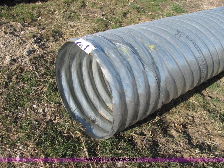 image for item E2618 H/C pipe 2 2/3  x 1/2 aluminized T2 LS 16 gauge culvert