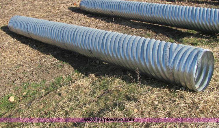 image for item E2620 H/C pipe 2 2/3 x 1/2 aluminized T2 LS 16 gauge culvert