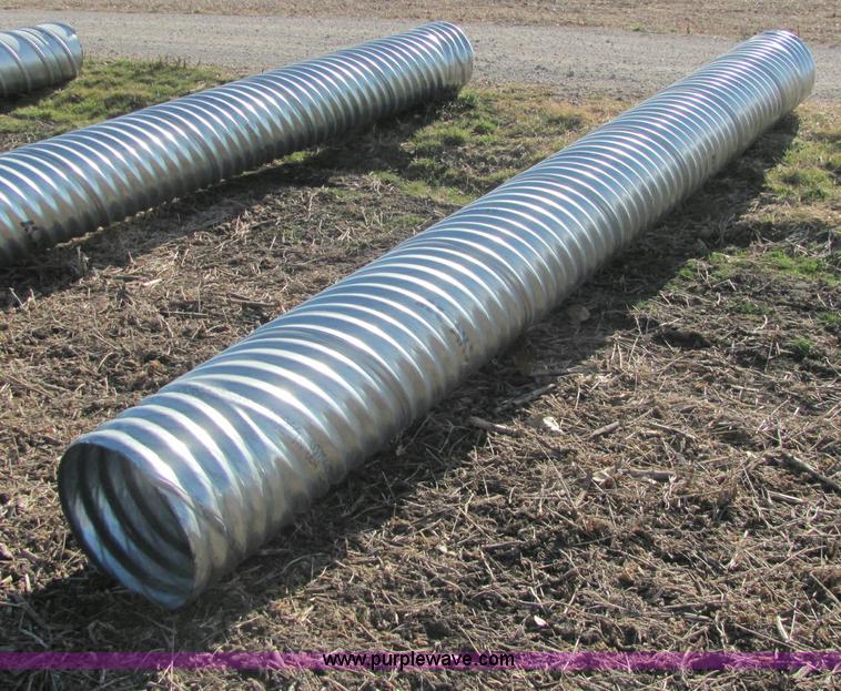 image for item E2620 H/C pipe 2 2/3 x 1/2 aluminized T2 LS 16 gauge culvert