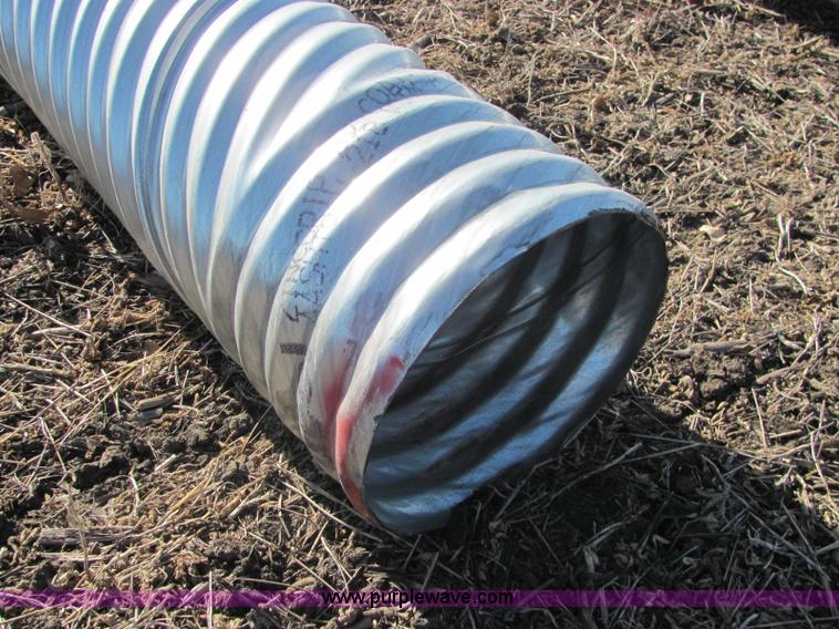 image for item E2620 H/C pipe 2 2/3 x 1/2 aluminized T2 LS 16 gauge culvert