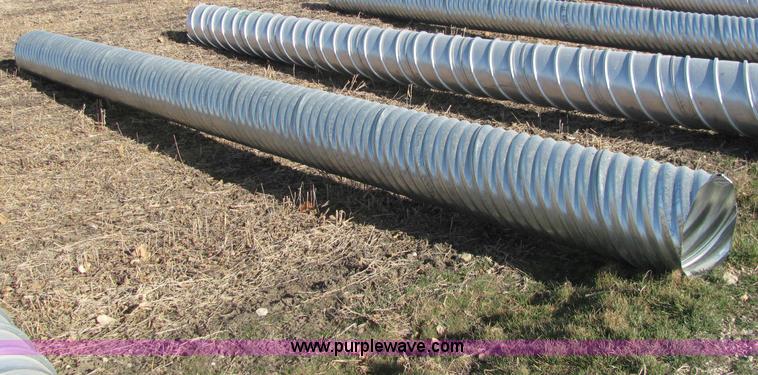 image for item E2623 H/C pipe 2 2/3 x 1/2 galvanized LS 16 gauge culvert