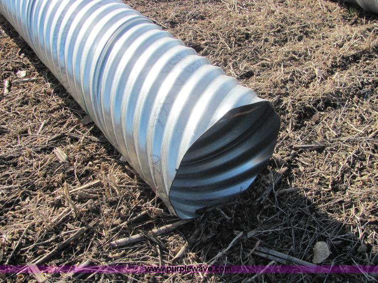 image for item E2623 H/C pipe 2 2/3 x 1/2 galvanized LS 16 gauge culvert
