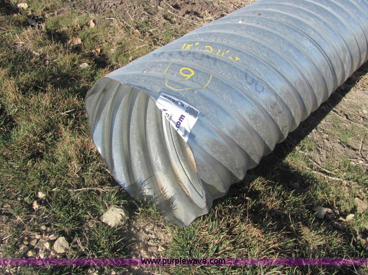 image for item E2623 H/C pipe 2 2/3 x 1/2 galvanized LS 16 gauge culvert