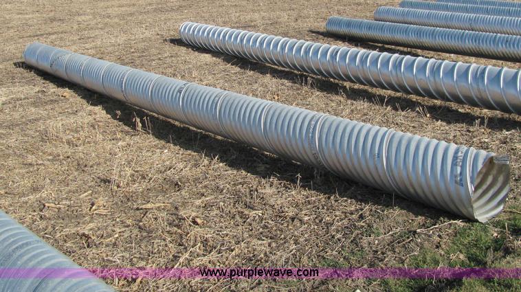 image for item E2626 H/C pipe 2 2/3 x 1/2 aluminized T2 LS 16 gauge culvert