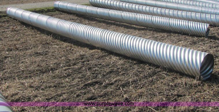 image for item E2626 H/C pipe 2 2/3 x 1/2 aluminized T2 LS 16 gauge culvert