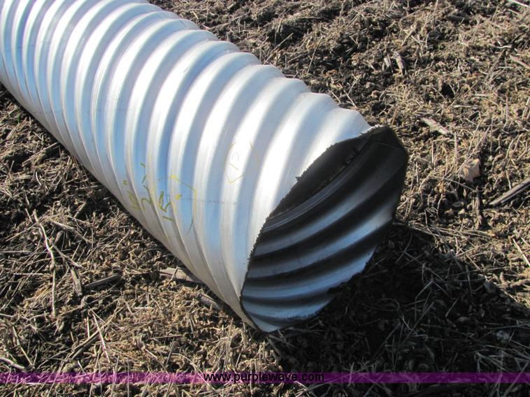image for item E2626 H/C pipe 2 2/3 x 1/2 aluminized T2 LS 16 gauge culvert