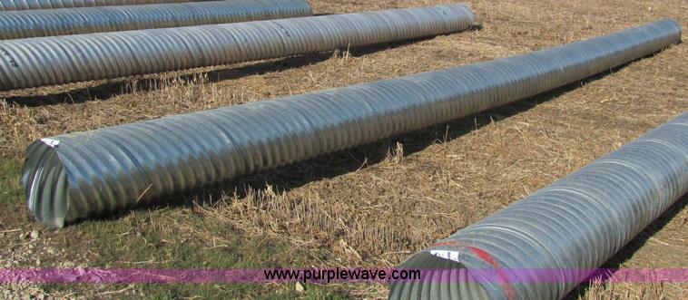 image for item E2630 H/C pipe 2 2/3 x 1/2 galvanized LS 16 gauge culvert
