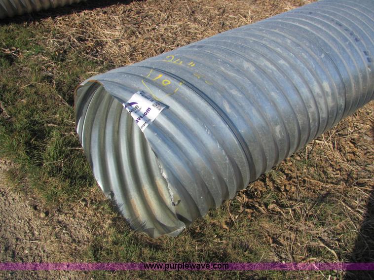 image for item E2634 H/C pipe 2 2/3 x 1/2 galvanized LS 14 gauge culvert