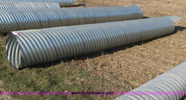 image for item E2635 H/C pipe 2 2/3 x 1/2 galvanized LS 16 gauge culvert