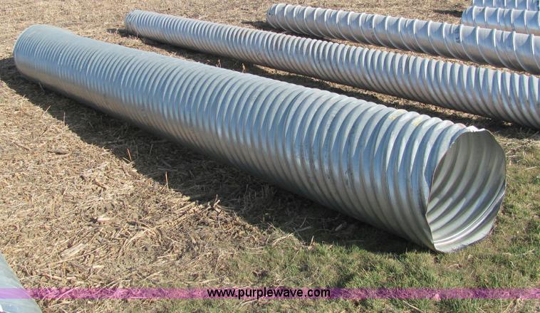 image for item E2635 H/C pipe 2 2/3 x 1/2 galvanized LS 16 gauge culvert