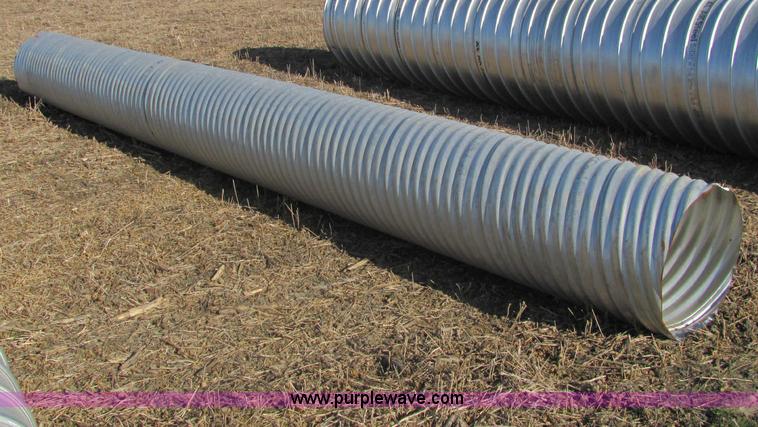 image for item E2645 H/C pipe 2 2/3 x 1/2 aluminized T2 LS 16 gauge culvert