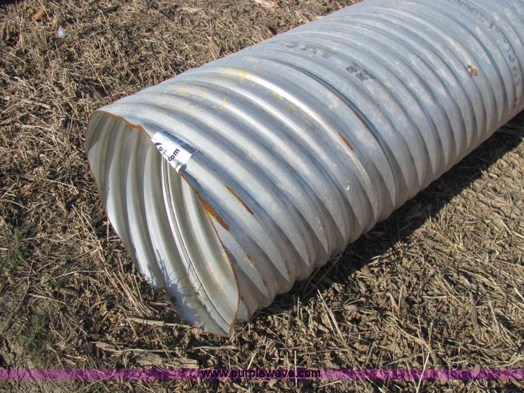 image for item E2645 H/C pipe 2 2/3 x 1/2 aluminized T2 LS 16 gauge culvert