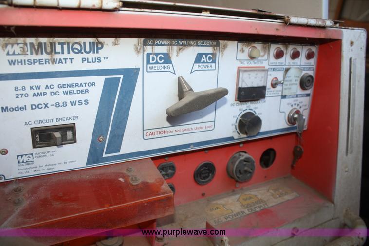 image for item F2777 Multiquip Whisper Wall Plus generator/welder