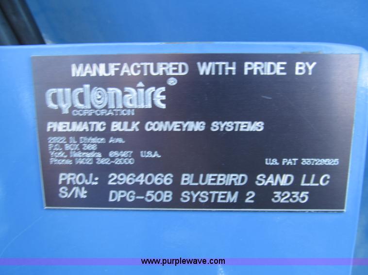 image for item F4646 Cyclonaire pneumatic conveyor system