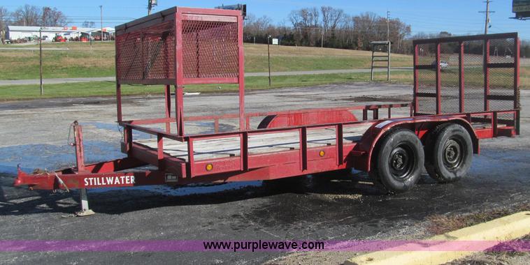 image for item F4670 2006 Stillwater 16' flatbed trailer