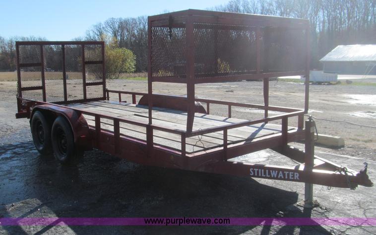 image for item F4670 2006 Stillwater 16' flatbed trailer