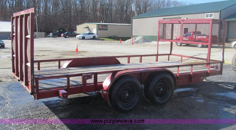 image for item F4670 2006 Stillwater 16' flatbed trailer